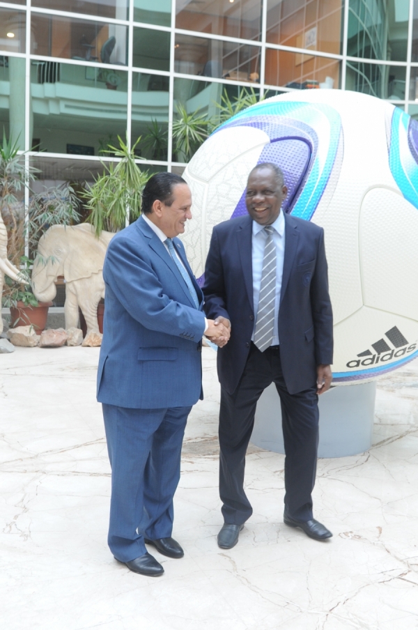 Le président de l&#039;UCSA a rencontré le Président du CAF