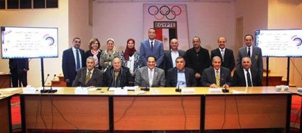 The African sports Confederations from Egypt meets the President for cooperation